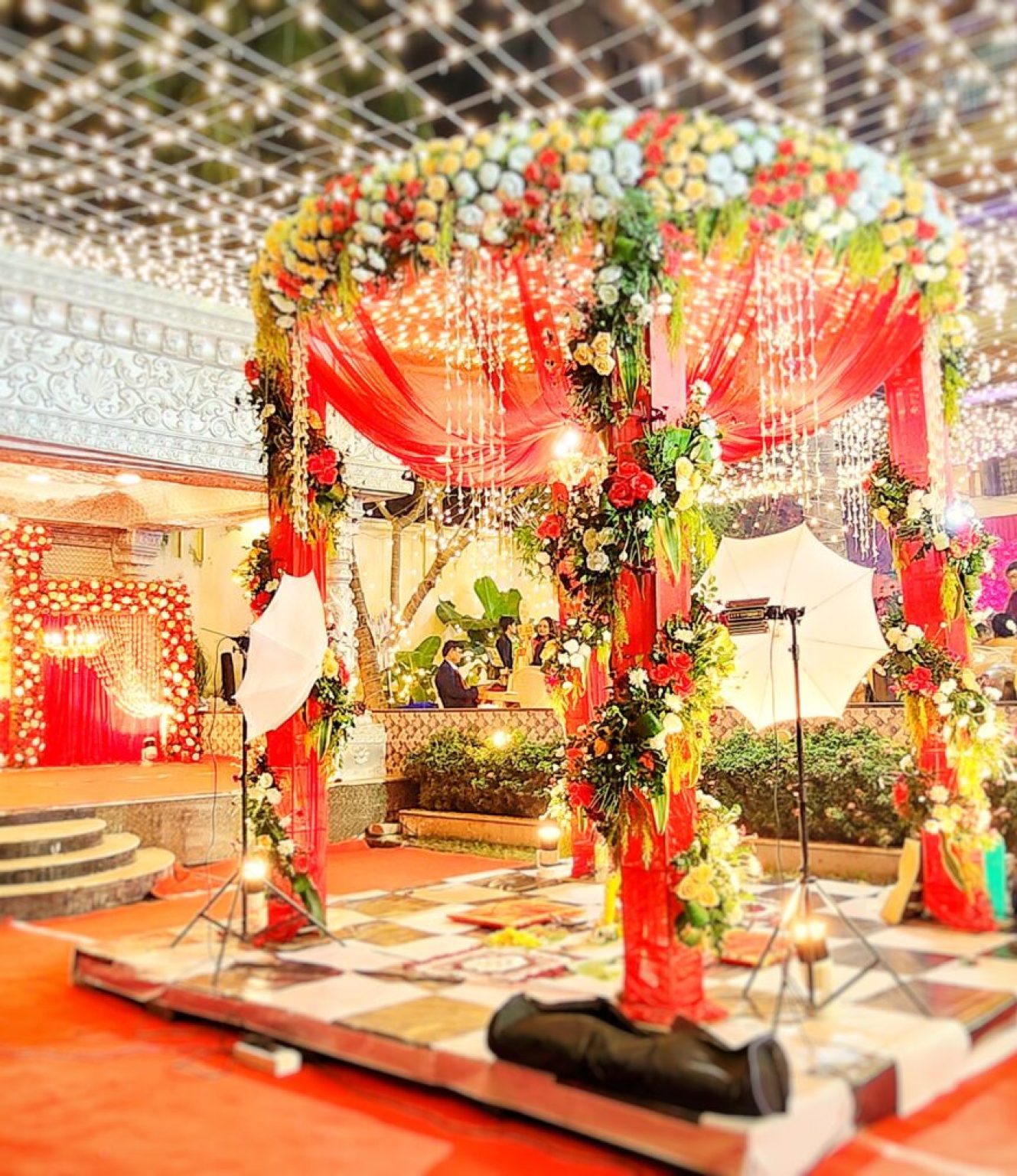 Mandap at Mangalam Banquets Kolkata